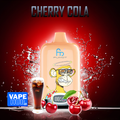 Fumot RandM Tornado 12000 12K Puffs Disposable Vape 2% Cherry Cola