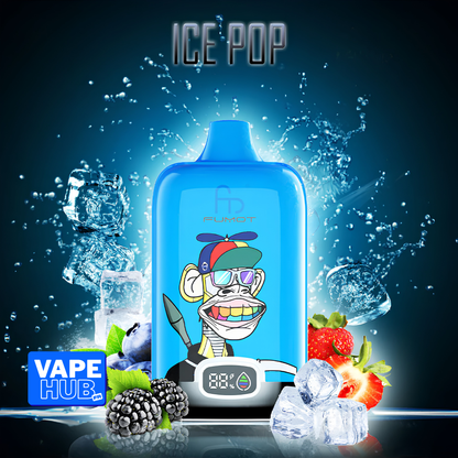 Fumot RandM Tornado 12000 12K Puffs Disposable Vape 2% Ice Pop