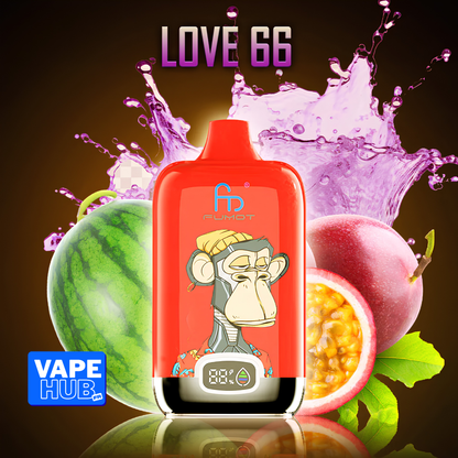 Fumot RandM Tornado 12000 12K Puffs Disposable Vape 2% Love 66