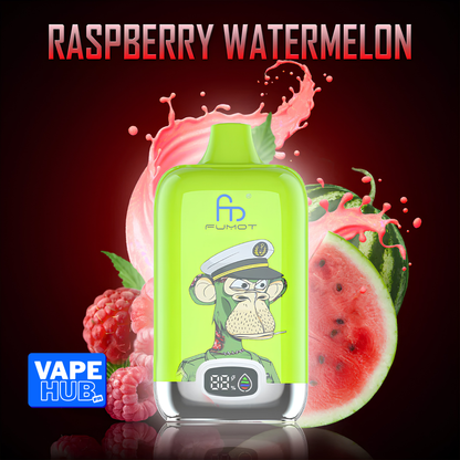 Fumot RandM Tornado 12000 12K Puffs Disposable Vape 2% Raspberry Watermelon
