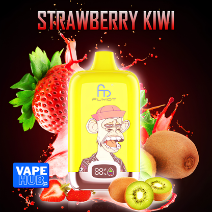 Fumot RandM Tornado 12000 12K Puffs Disposable Vape 2% Strawberry Kiwi