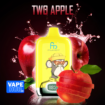 Fumot RandM Tornado 12000 12K Puffs Disposable Vape 2% Two Apple