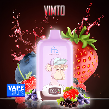 Fumot RandM Tornado 12000 12K Puffs Disposable Vape 2% Vimto