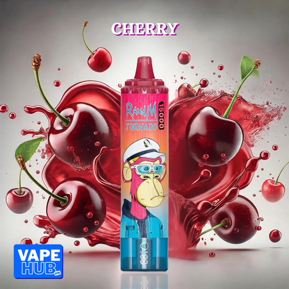Fumot RandM Tornado 15000 15K Puffs Disposable Vape 2% Cherry