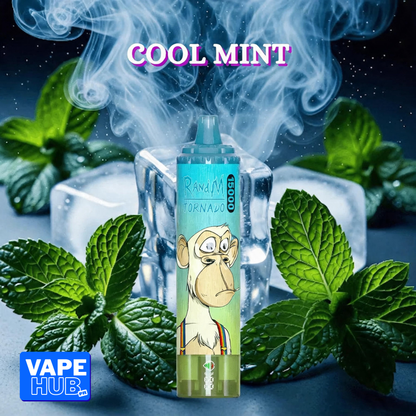 Fumot RandM Tornado 15000 15K Puffs Disposable Vape 2% Cool Mint