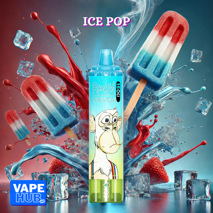 Fumot RandM Tornado 15000 15K Puffs Disposable Vape 2% Ice Pop