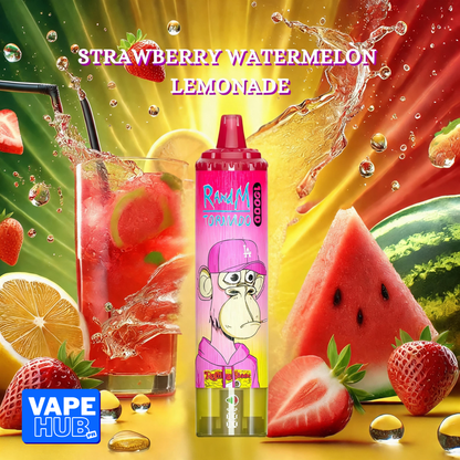Fumot RandM Tornado 15000 15K Puffs Disposable Vape 2% Strawberry Watermelon Lemonade