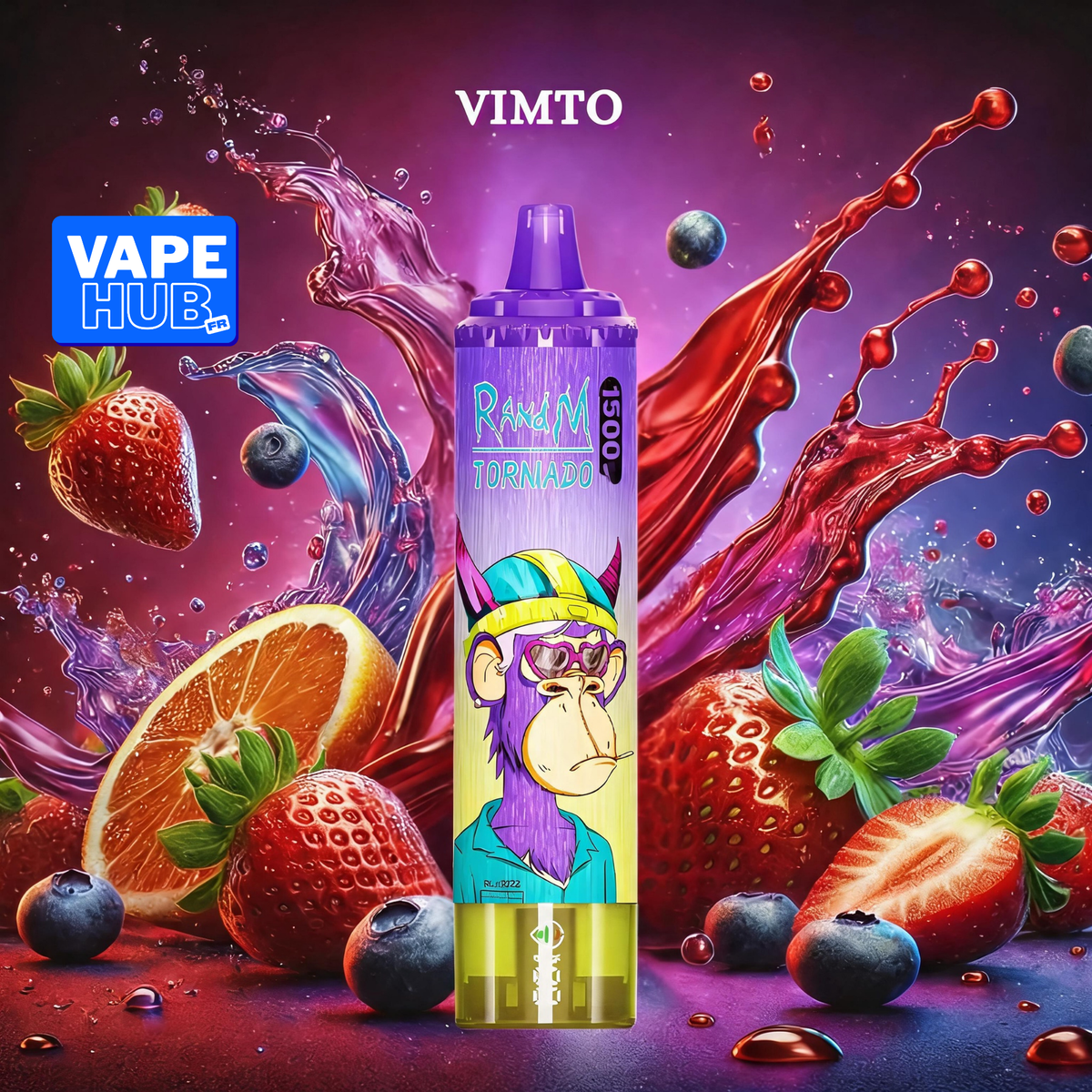 Fumot RandM Tornado 15000 15K Puffs Disposable Vape 2% Vimto
