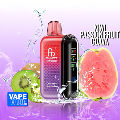 Fumot RandM Tornado 20000 20K Puffs Disposable Vape 2% Kiwi Passion Fruit Guava