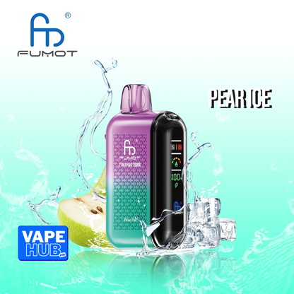 Fumot RandM Tornado 20000 20K Puffs Disposable Vape 2% Pear Ice