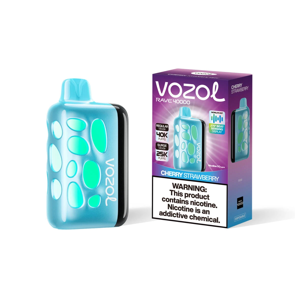 VOZOL RAVE 40000 40K Puffs Disposable Vape 5%