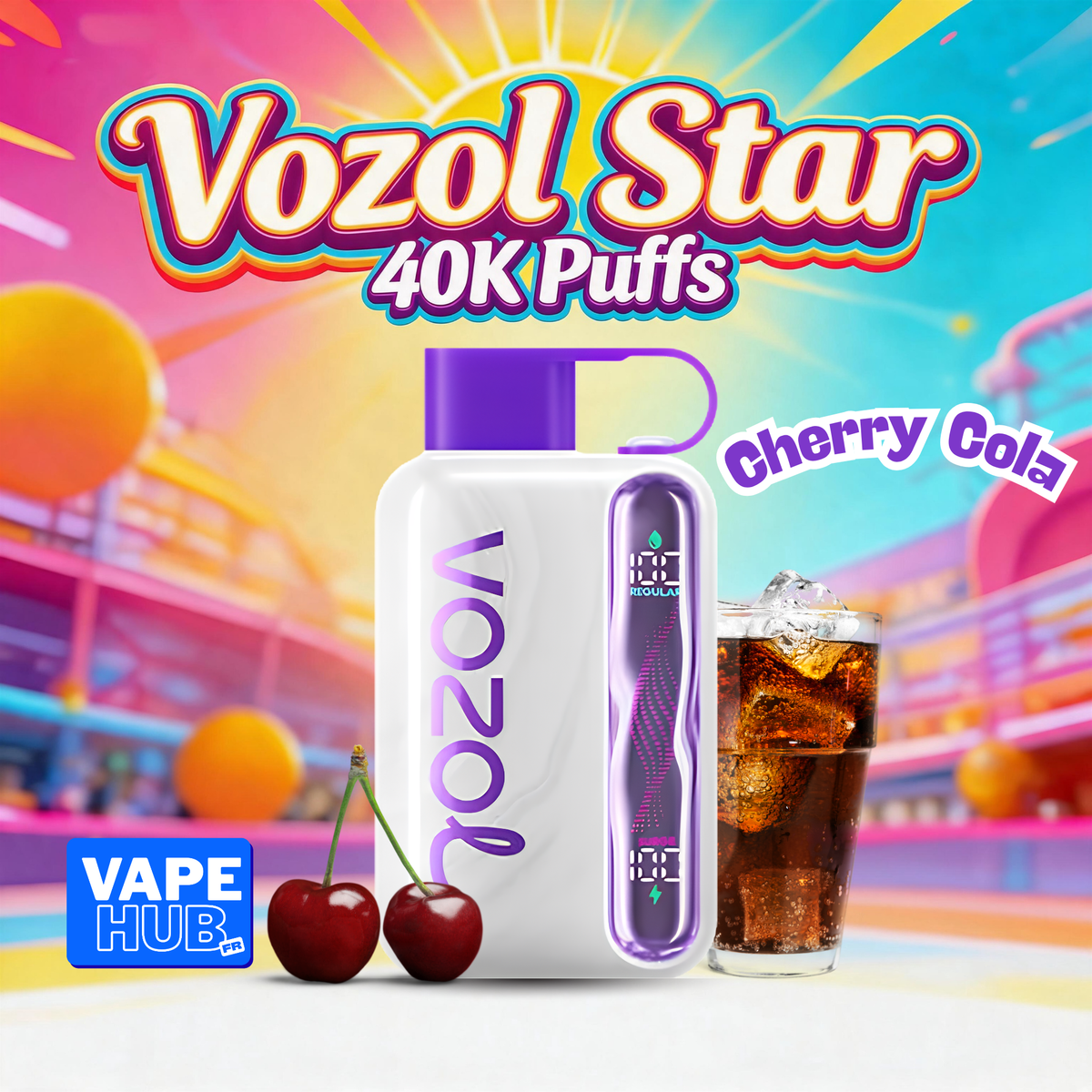 Vozol Star 40000 40K Puffs Disposable Vape 5% Cherry Cola