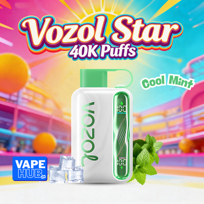 Vozol Star 40000 40K Puffs Disposable Vape 5% Cool Mint