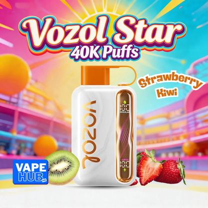 Vozol Star 40000 40K Puffs Disposable Vape 5% Strawberry Kiwi