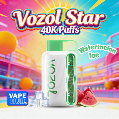 Vozol Star 40000 40K Puffs Disposable Vape 5% Watermelon Ice