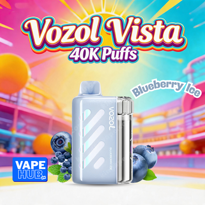 Vozol Vista 40000 40K Puffs Disposable Vape 5% Blueberry Ice