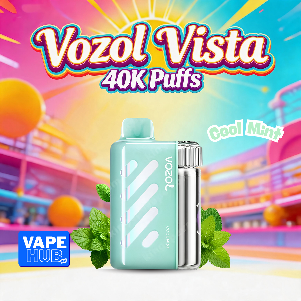 Vozol Vista 40000 40K Puffs Disposable Vape 5% Cool Mint